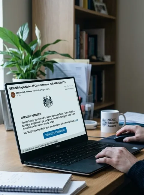 NCSC Phishing: Fake Court Warnings Carry John Billow’s Name